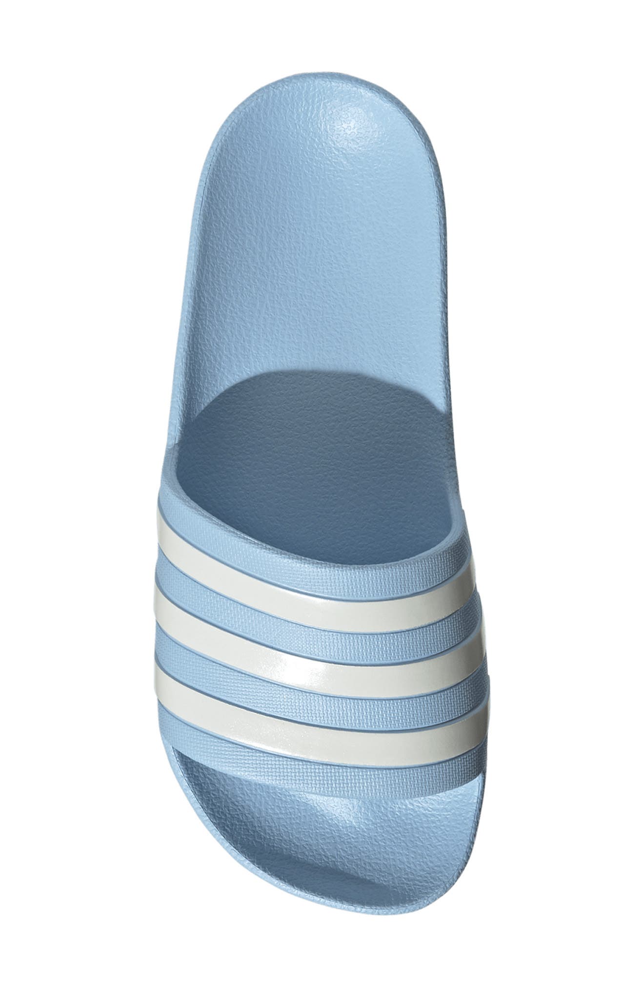 adidas Adilette Aqua Slide Sandal, Alternate, color, Blue/ Zero Met/ Zero Met