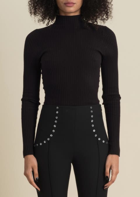 Benjamin Soft Silk-Blend Mock-Neck Sweater