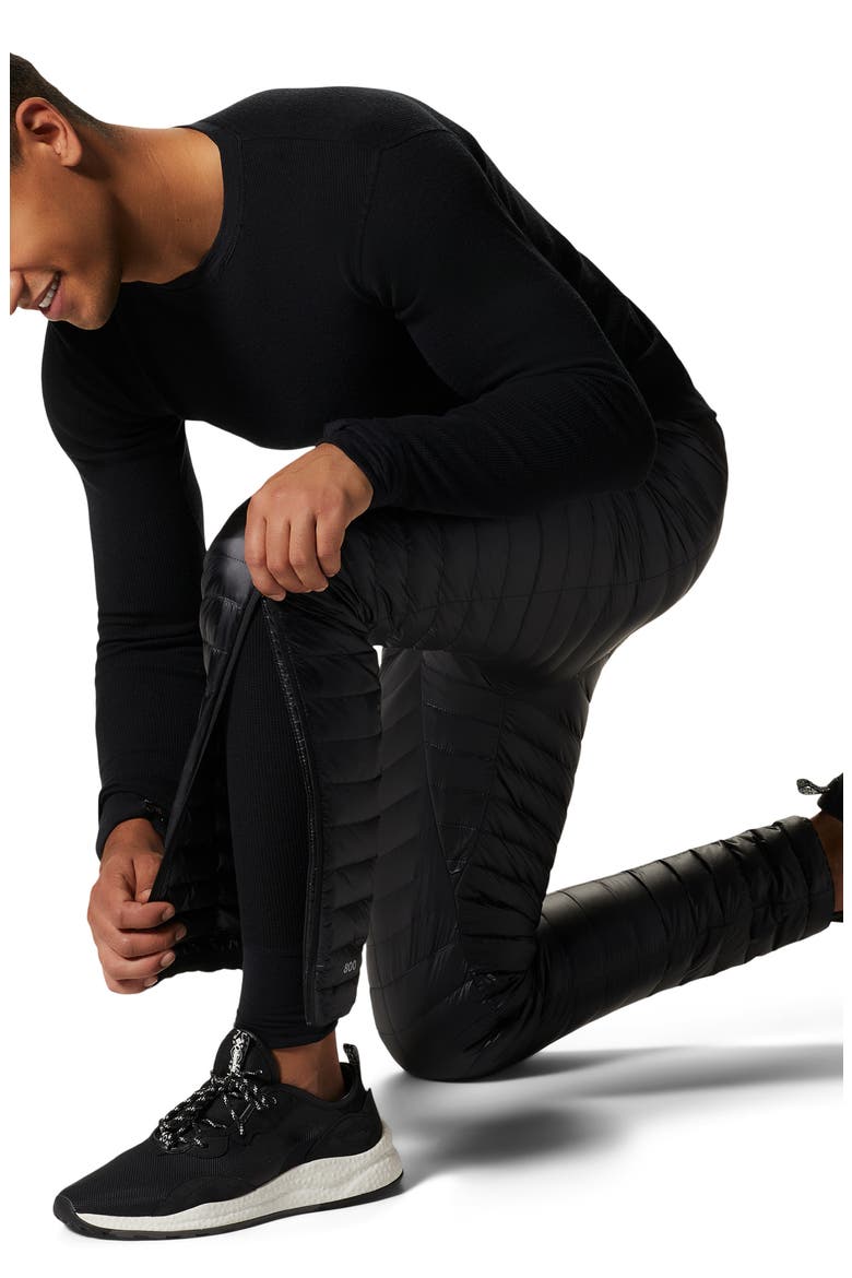 Ghost Whisperer Packable 800-Fill-Power Down Pants, Alternate, color, BLACK