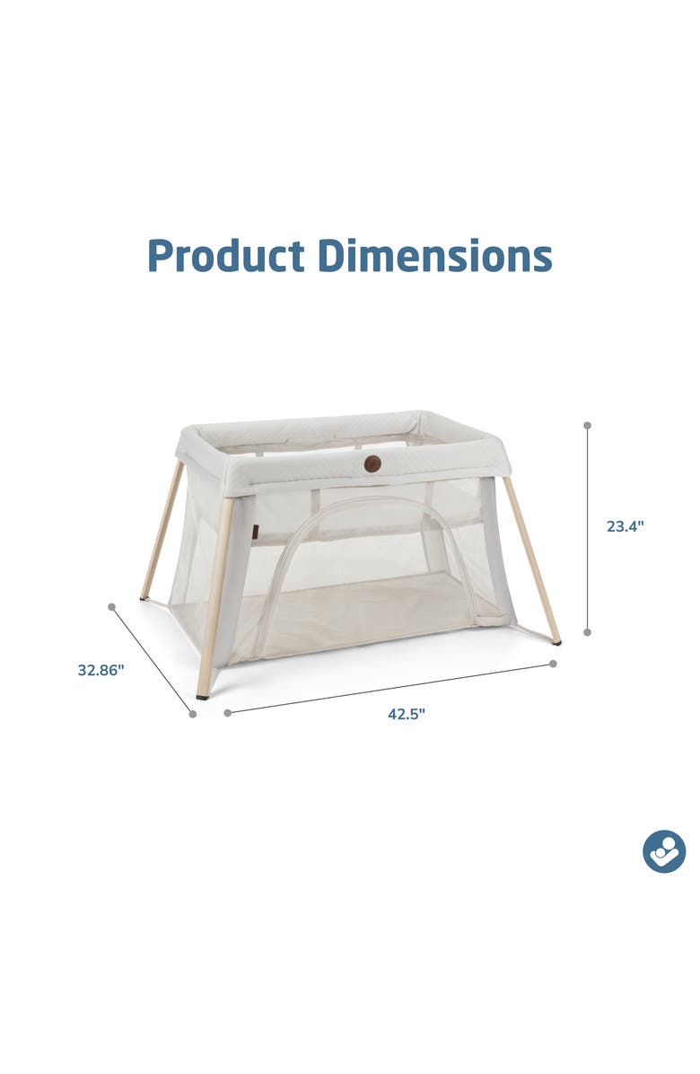 Maxi-Cosi<sup>®</sup> Calao 3-in-1 Travel Playard, Alternate, color, Onyx Sand