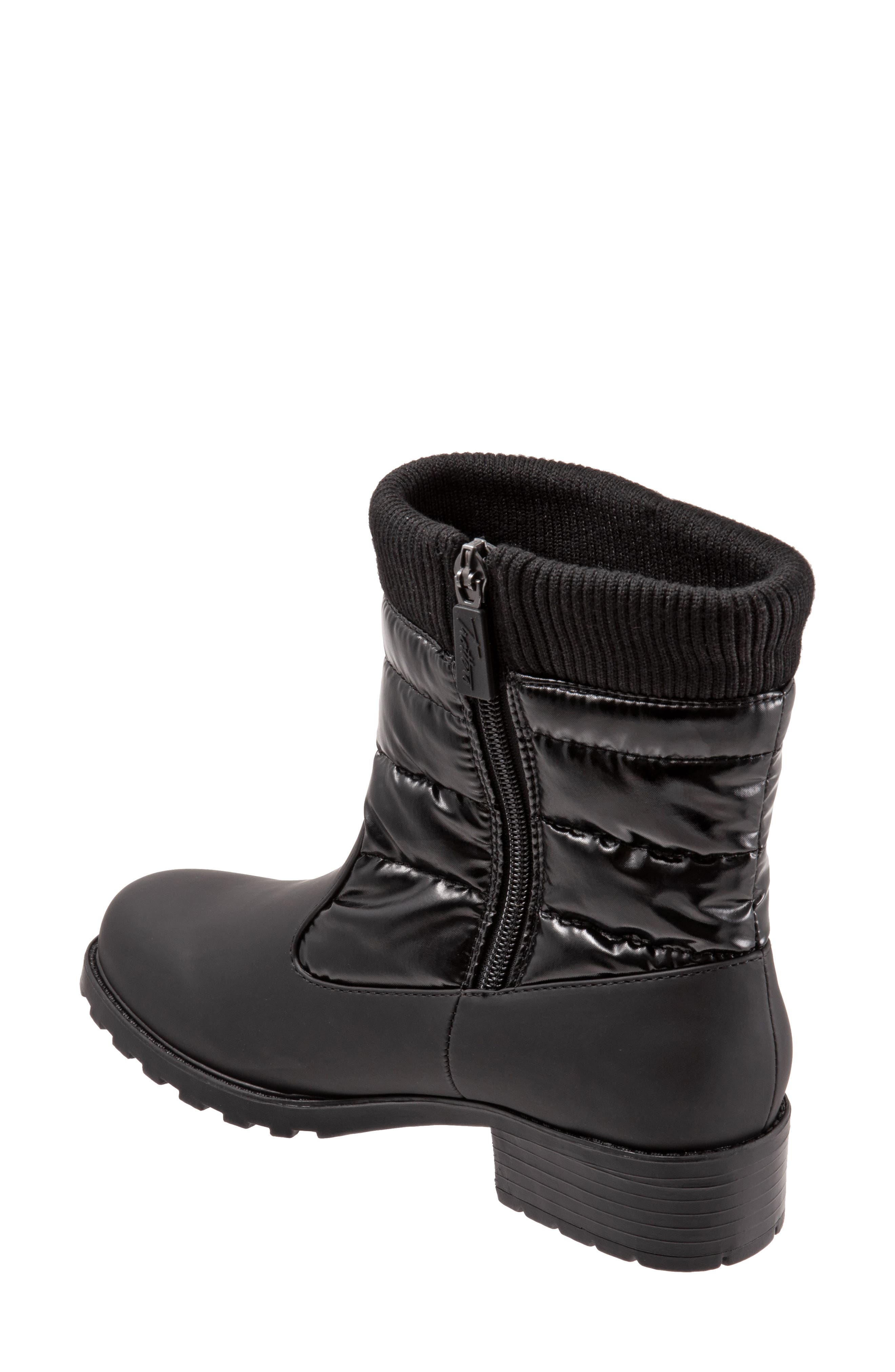 Berry Weatherproof Mid Boot, Alternate, color, BLACK RUBBER/ POLYESTER