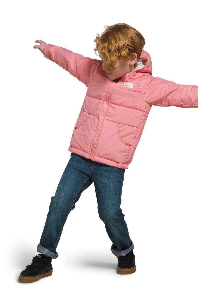 Kids' Perrito Reversible Water Repellent Jacket, Alternate, color, SHADY ROSE