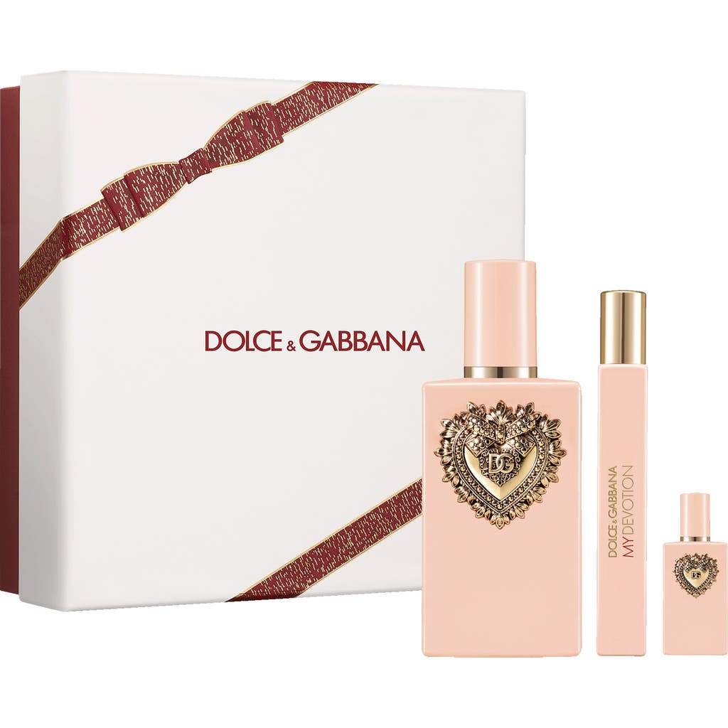 Dolce & Gabbana Dolce&gabbana My Devotion Eau De Parfum Intense Set $232 Value In Transparent