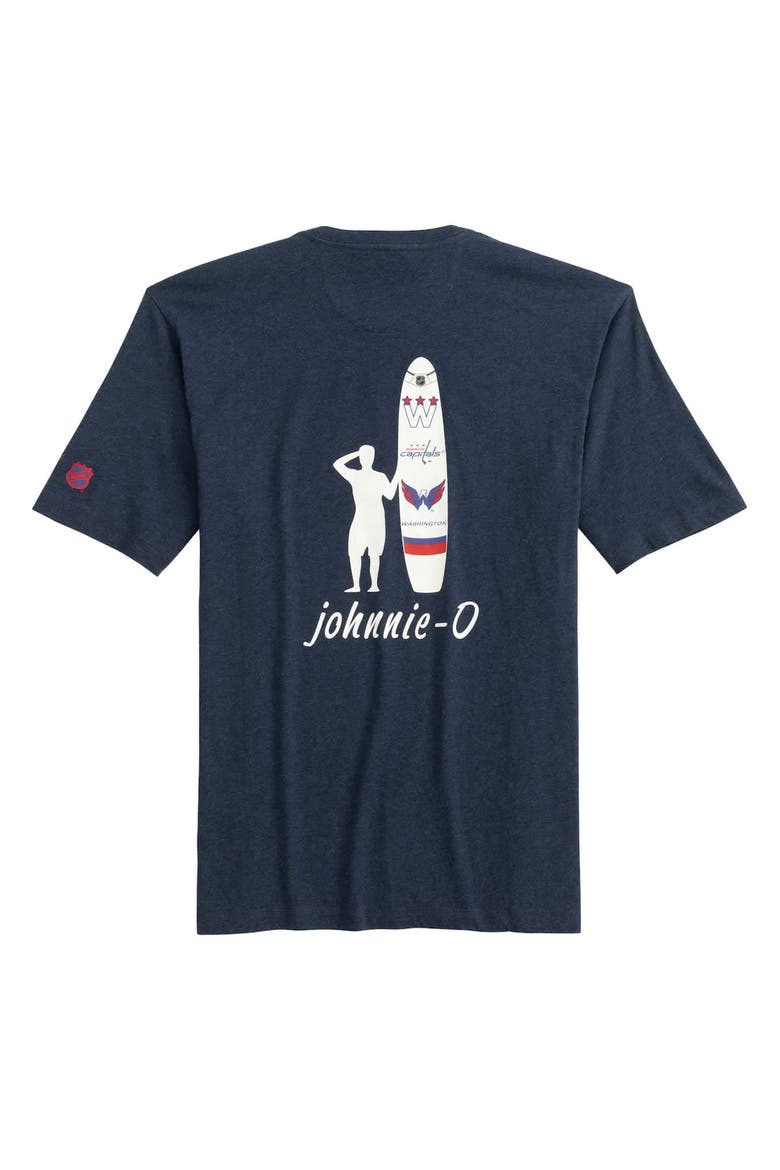 Men's johnnie-O Navy Washington Capitals Heathered Spencer T-Shirt, Alternate, color, Navy
