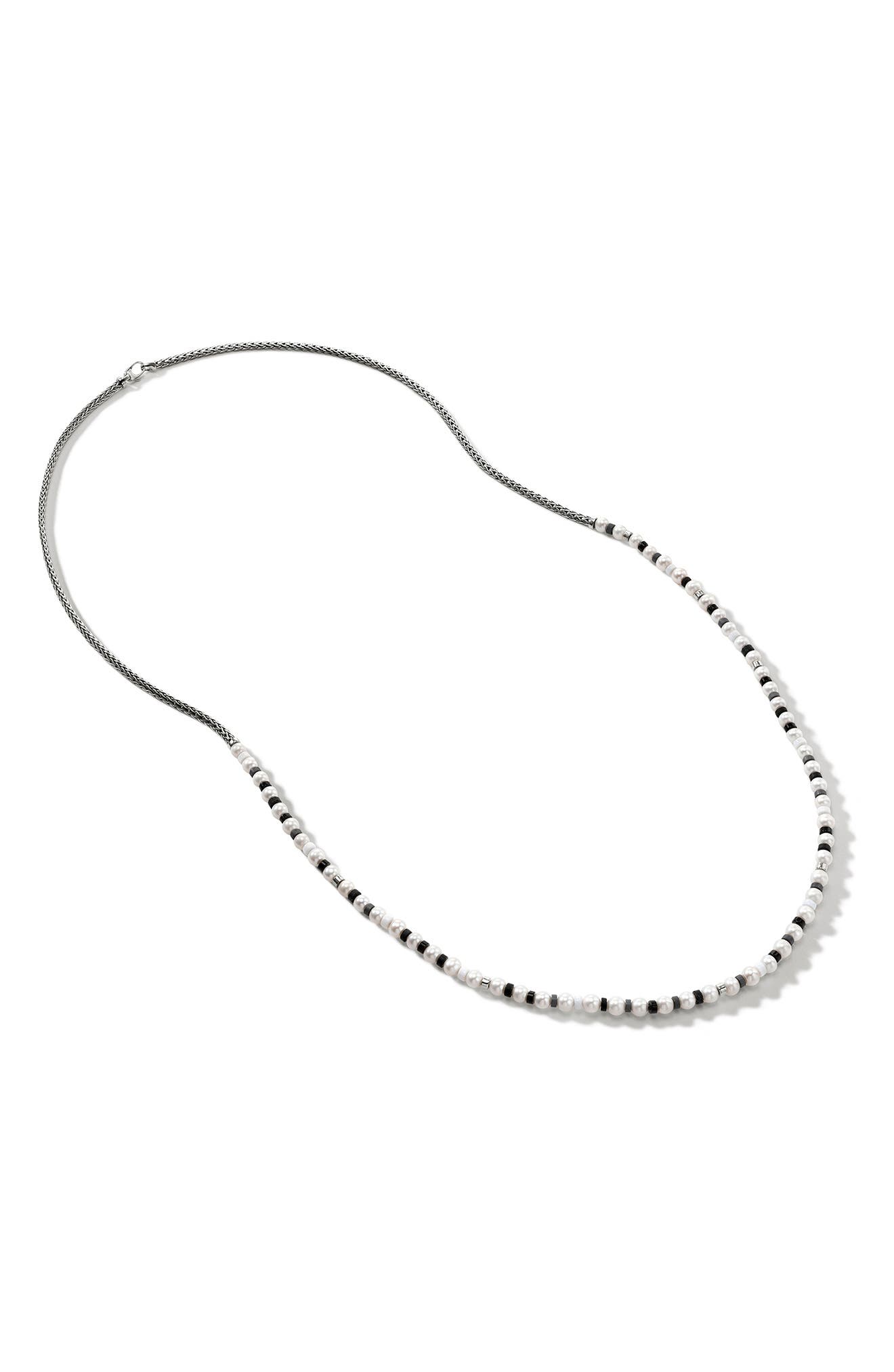 John Hardy Colorblock Slim Chain Necklace