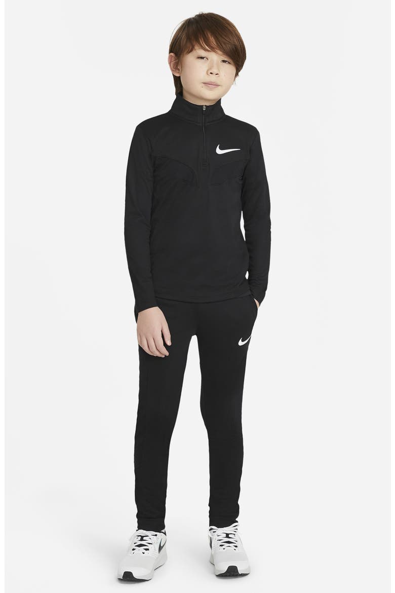 Sport Kids' Long Sleeve Training Top, Alternate, color, BLACK/ BLACK/ WHITE