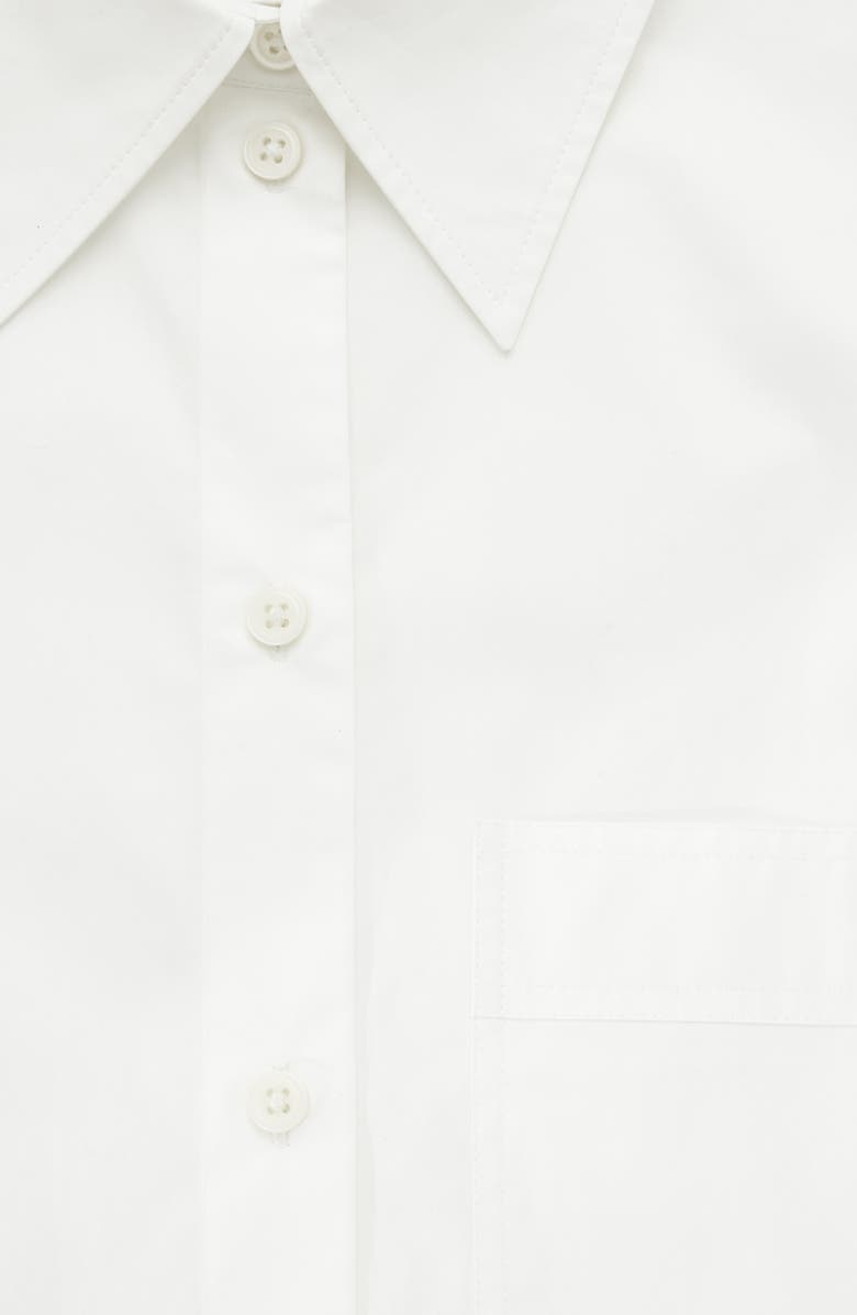 COS Oversize Cotton Button-Up Shirt, Alternate, color, 