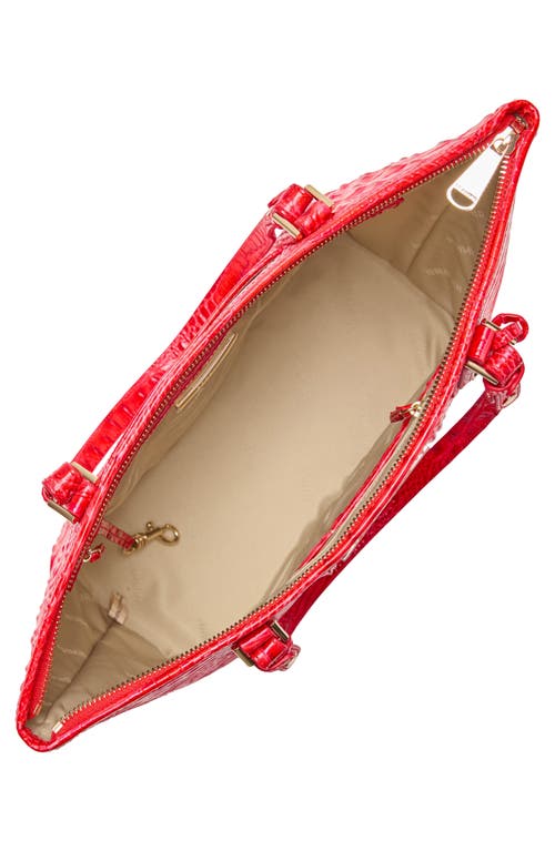 Brahmin Medium Asher Croc Embossed Leather Tote