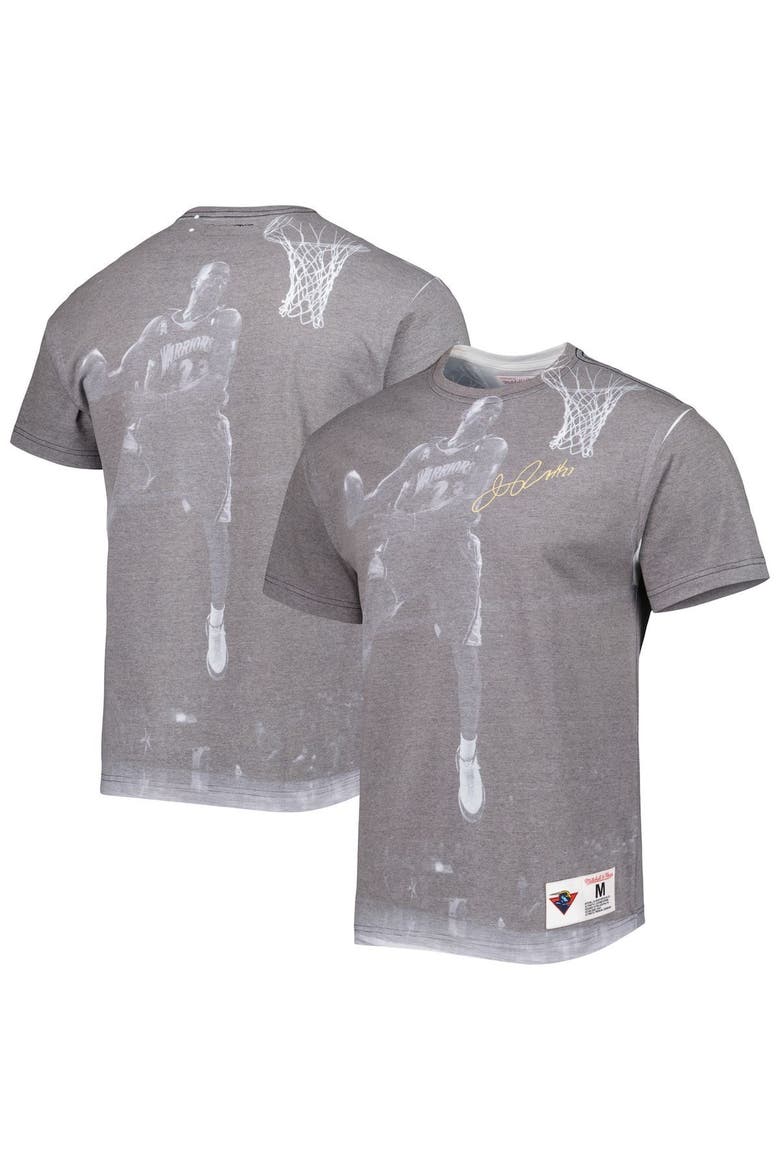 Men's Mitchell & Ness Jason Richardson Heather Gray Golden State Warriors Above The Rim T-Shirt, Alternate, color, Gray