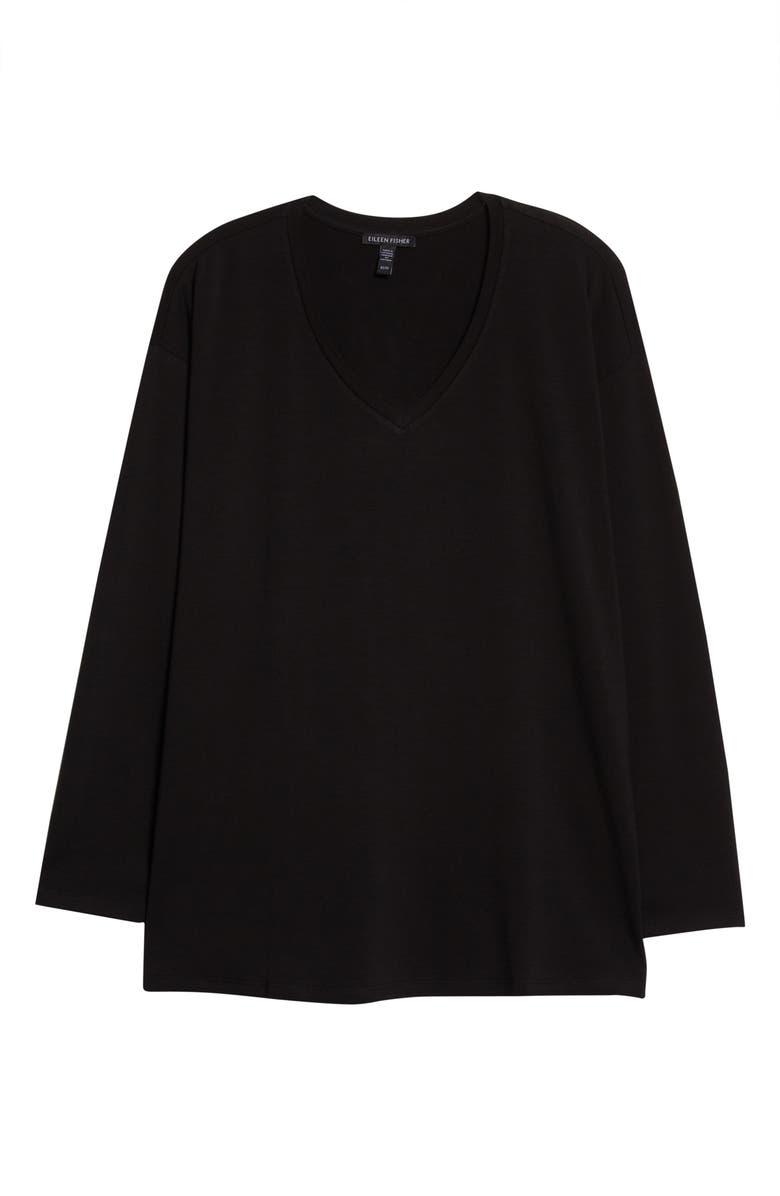 Eileen Fisher V-Neck Top, Alternate, color, 