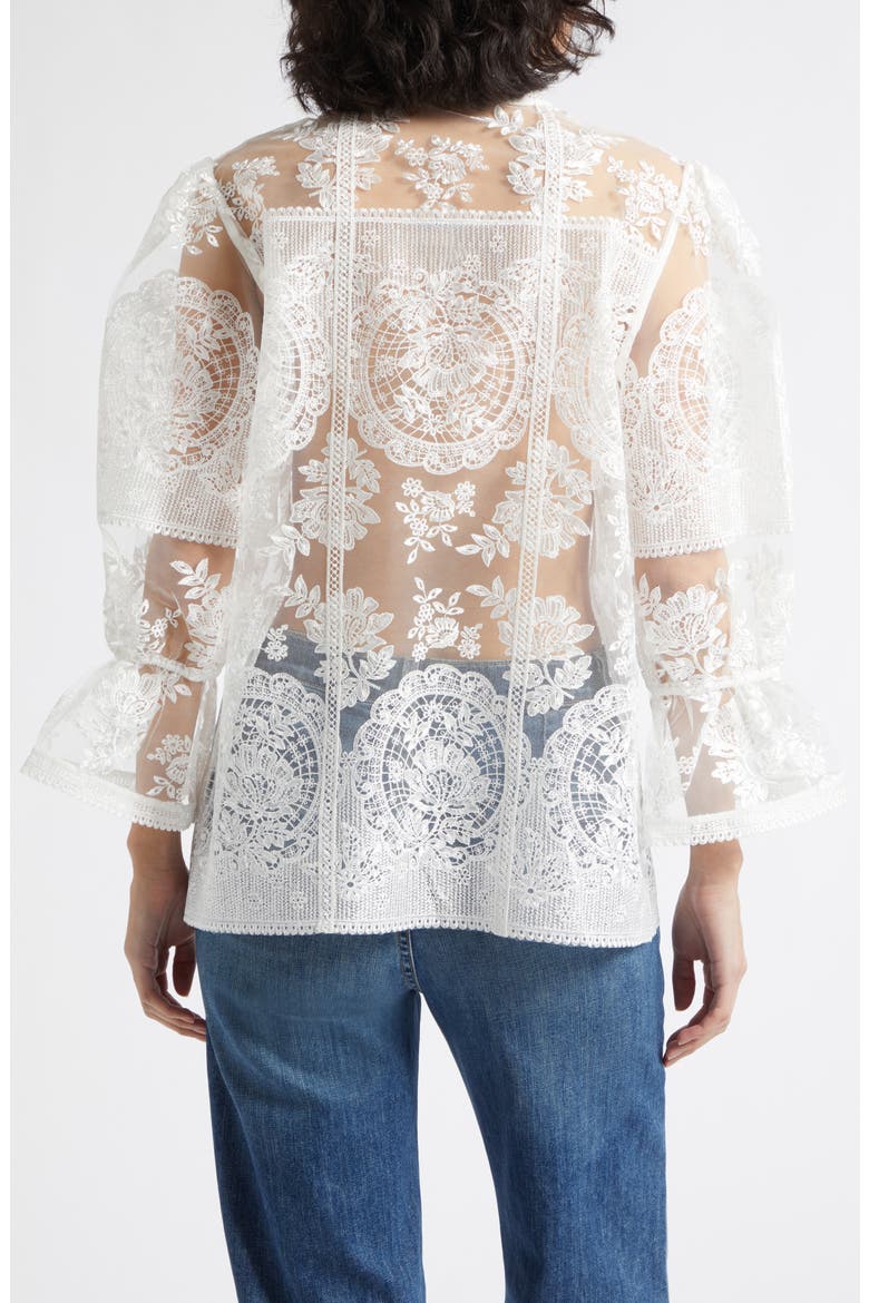 Demi Lace Top, Alternate, color, IVORY