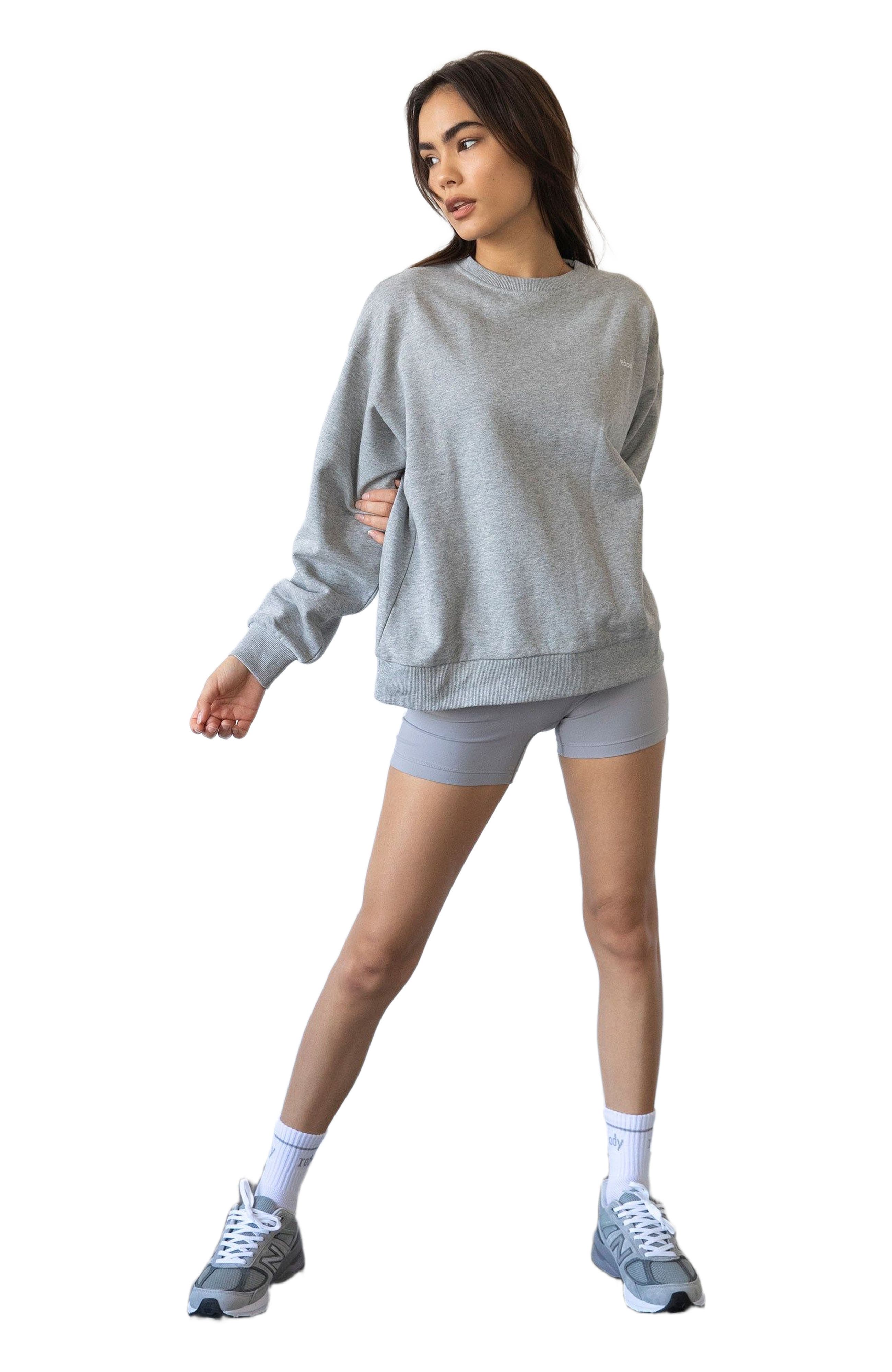 selected Heather Grey/White