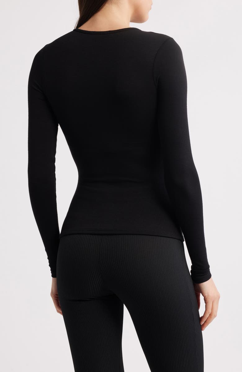 Naked Wardrobe Flat Binding Long Sleeve T-Shirt, Alternate, color,