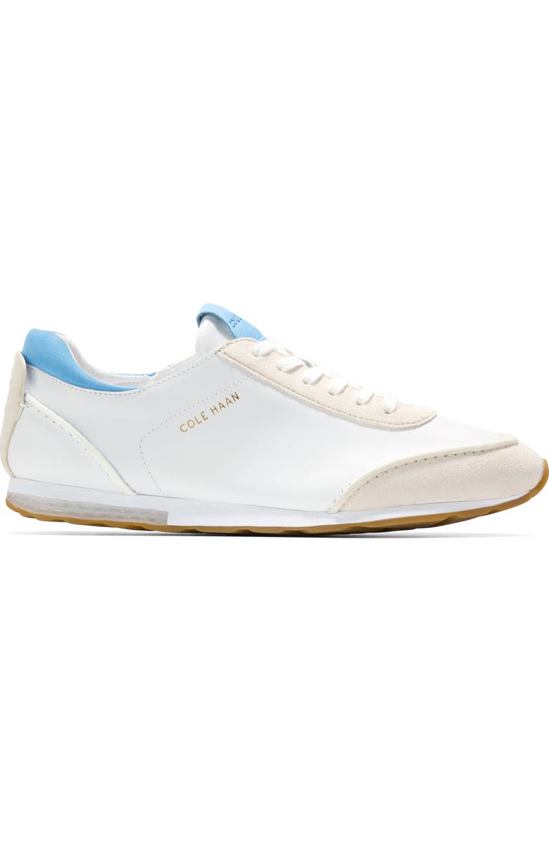 Cole Haan GrandPro LP Runner Energyweave Sneaker, Alternate, color, White /Silver Birch/Azure Blue