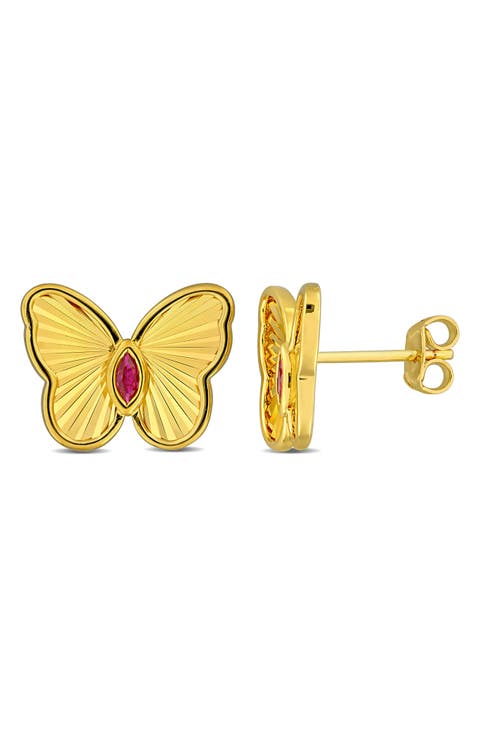 Butterfly Stud Earrings