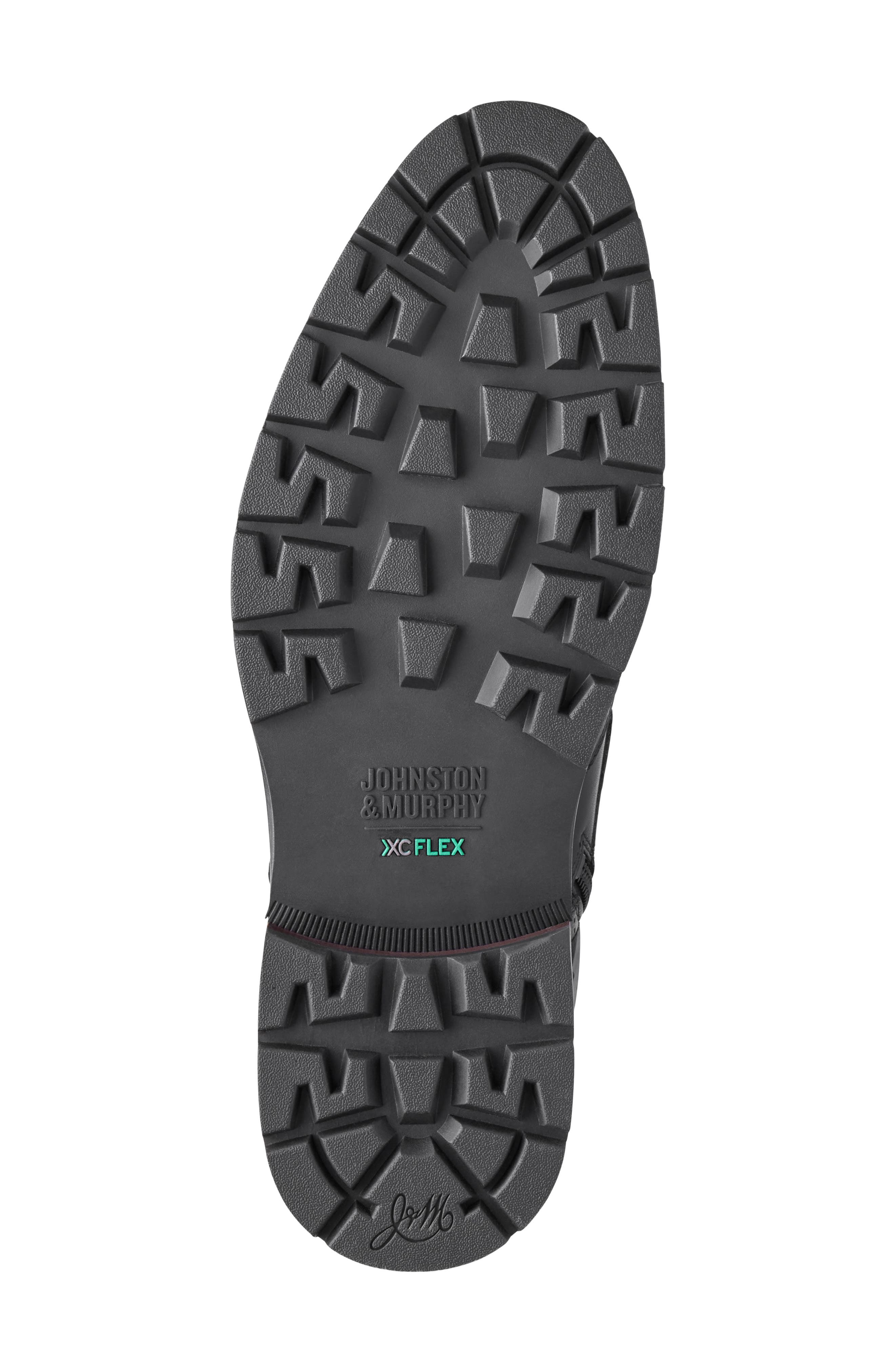 XCFlex® Cade Wingtip Boot, Alternate, color, BLACK HAND-FINISHED FULL GRAIN