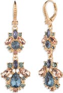 Marchesa Beauty in Blue Crystal Drop Earrings