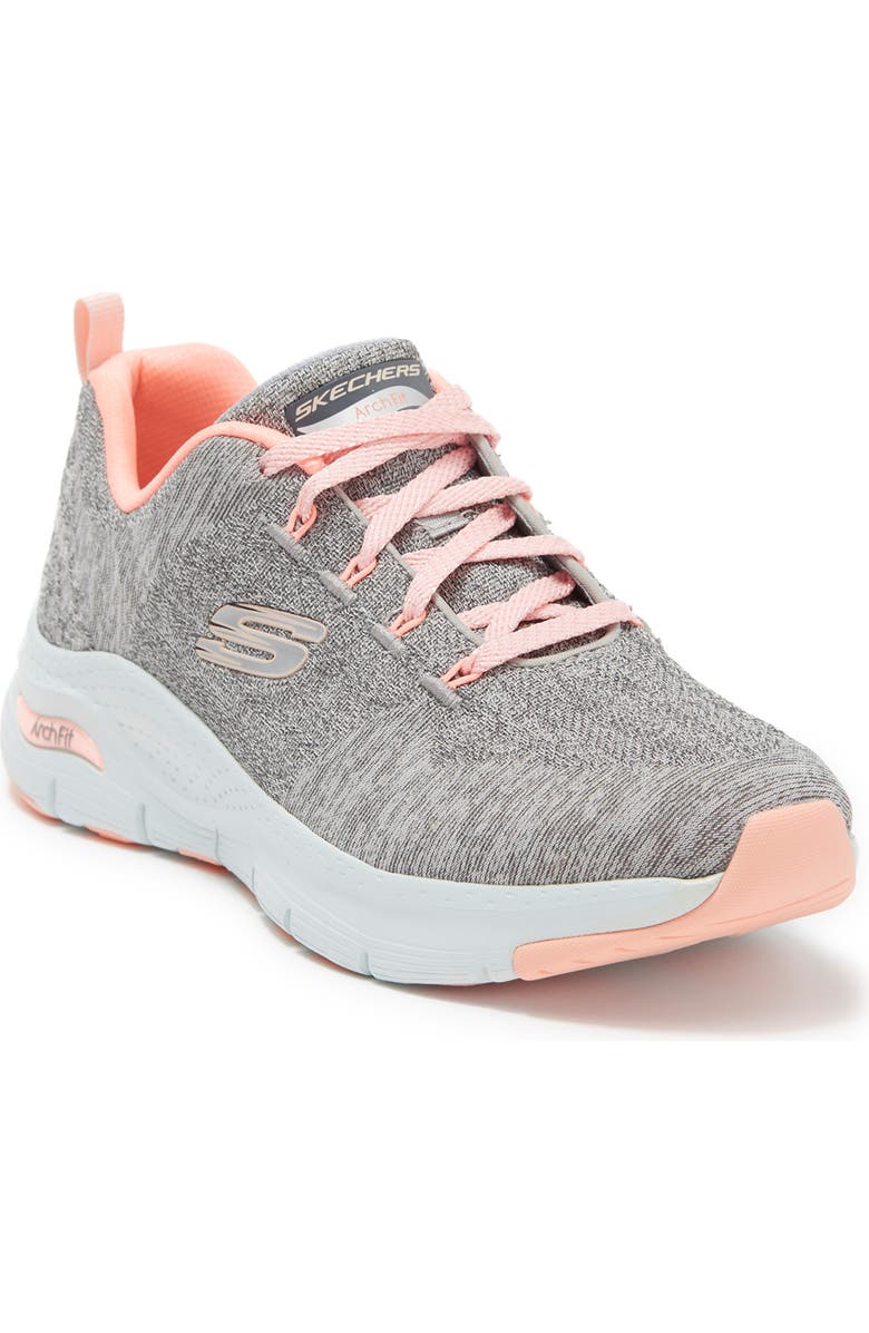 SKECHERS Arch Fit Comfy Wave Sneaker, Main, color,