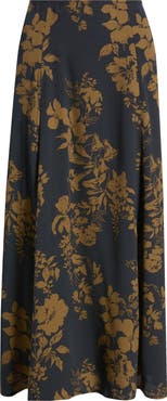 Reformation Zoe Side Slit Midi Skirt