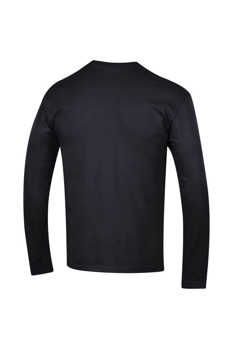 Men's Champion  Black Cincinnati Bengals Seal Long Sleeve T-Shirt, Alternate, color, Black