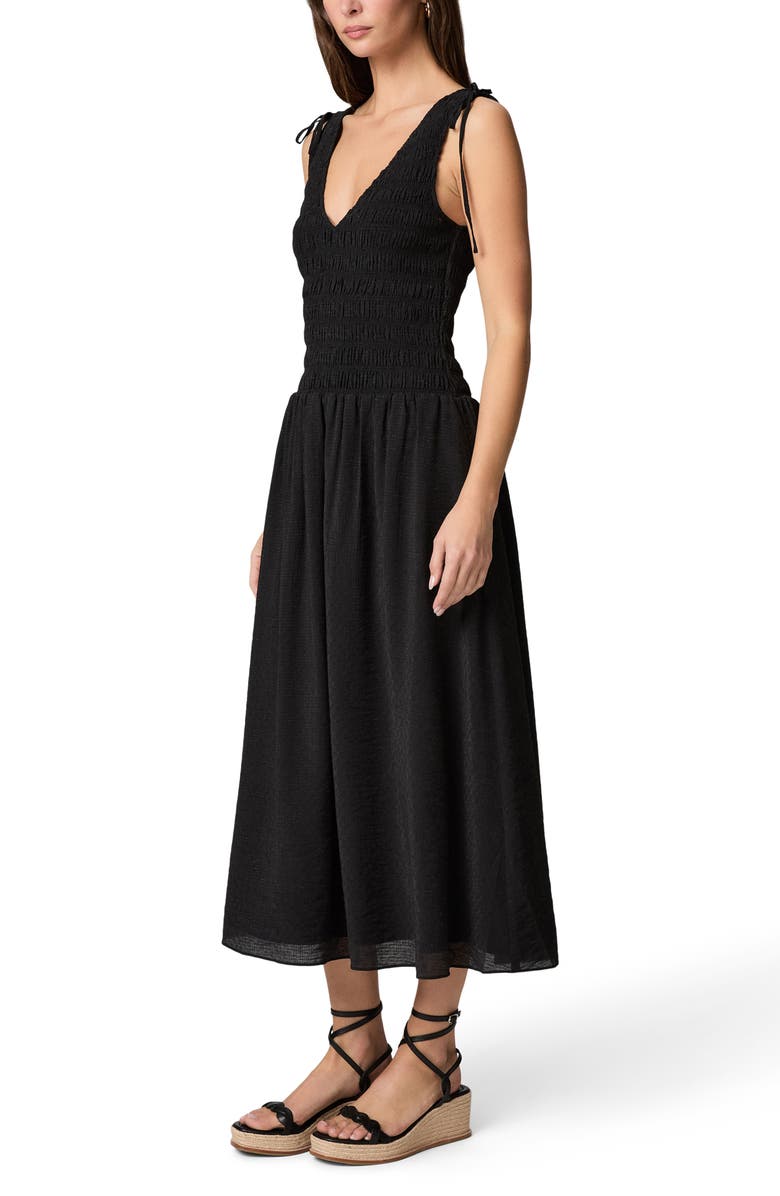 PAIGE Sebastian Smock Sundress, Alternate, color, Black