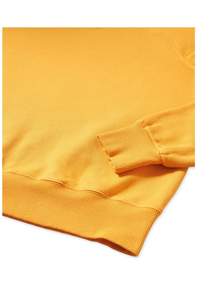 Harvard Fleece Jersey Raglan Sleeve Sweatshirt, Alternate, color, YELLOW