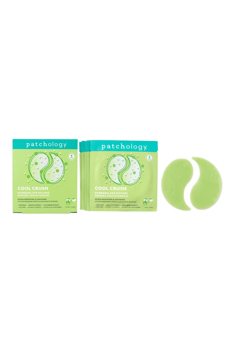 Serve Chilled Cool Crush 5-Pack Hydrogel Eye Patches, Main, color, NO COLOR