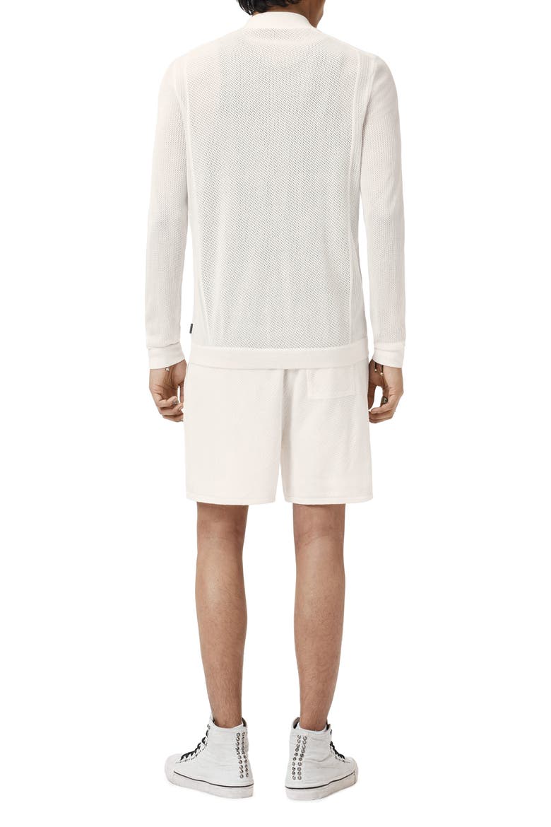 Marvin Mesh Sweater Shorts, Alternate, color, WHITE
