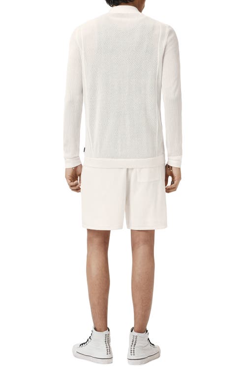 JOHN VARVATOS JOHN VARVATOS MARVIN MESH SWEATER SHORTS