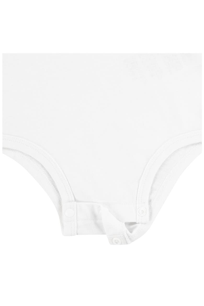 Batwing Logo Bodysuit & Pants Set, Alternate, color, BRIGHT WHITE
