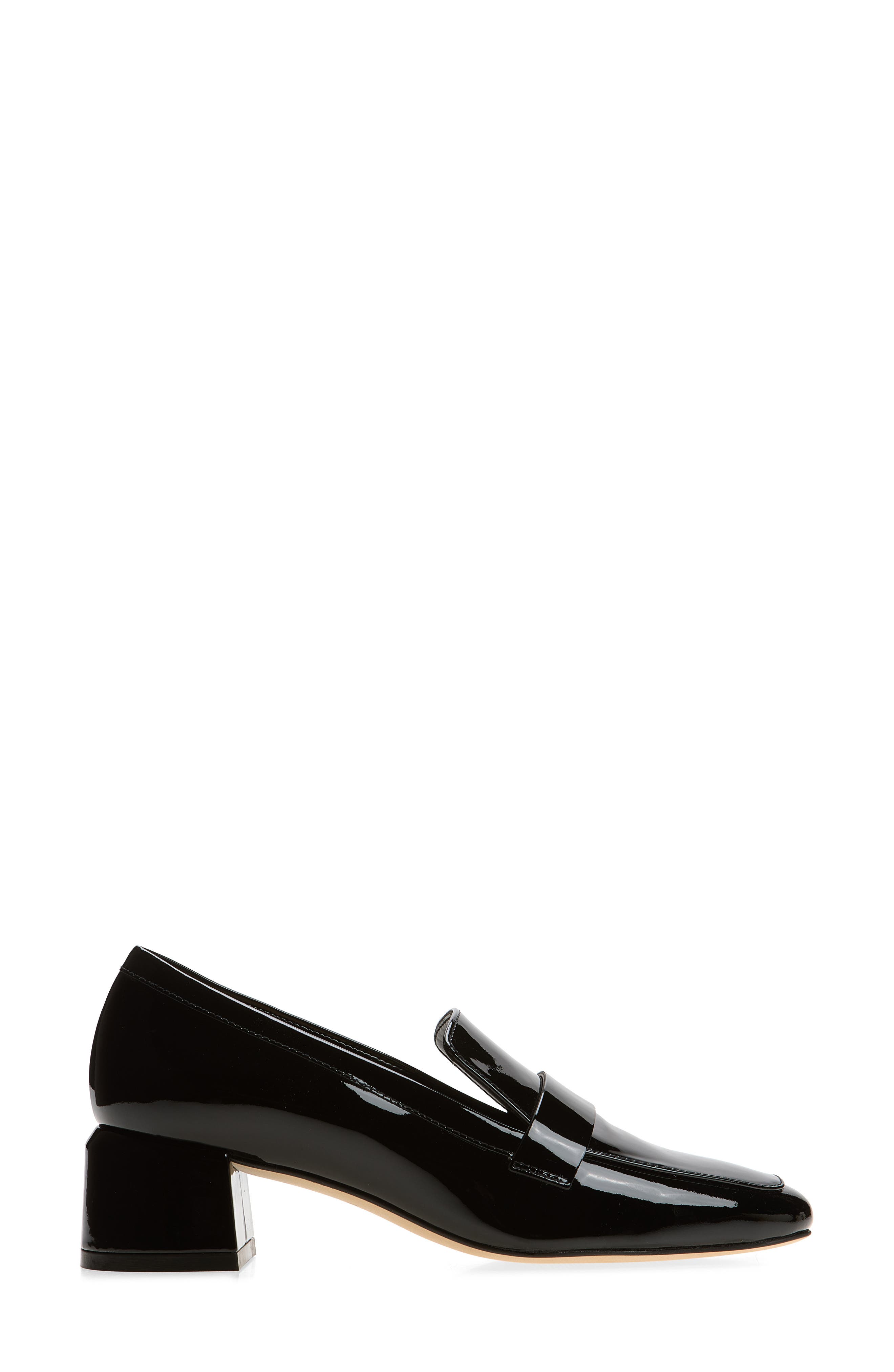 Wylie Patent Leather Loafer, Alternate, color, BLACK