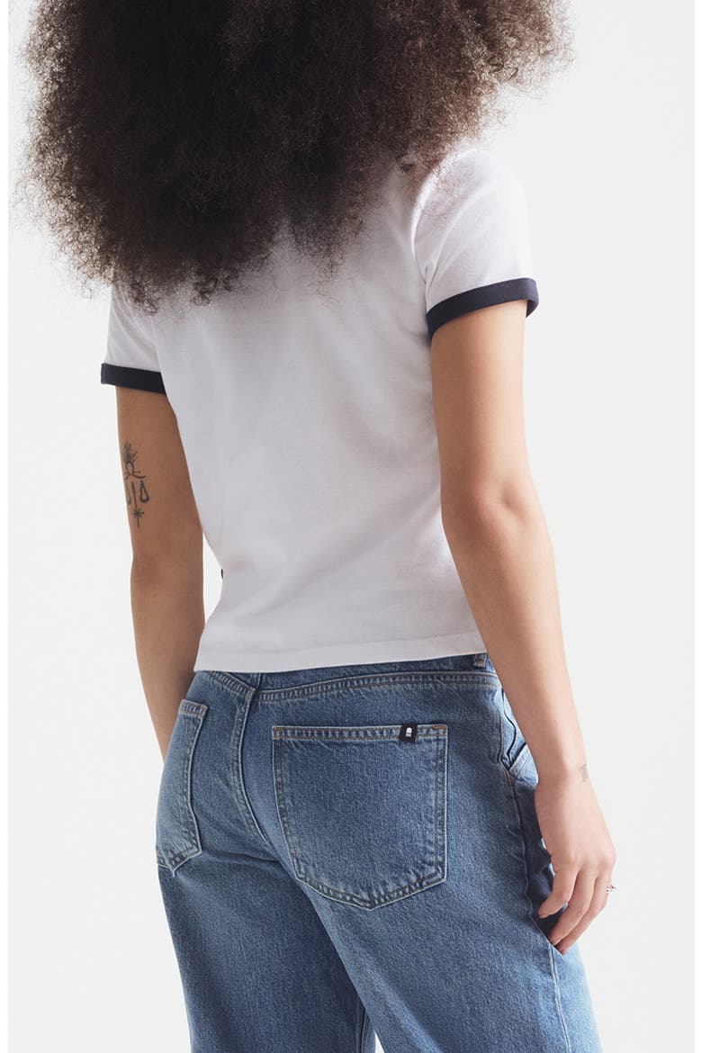 Brooklyn Cotton T-Shirt, Alternate, color, WHITE