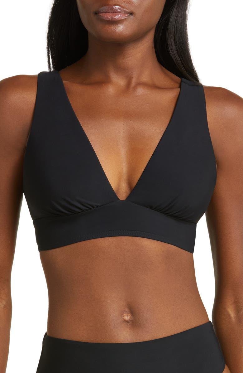 BONDI BORN Amelia Longline Bikini Top, Main, color, 