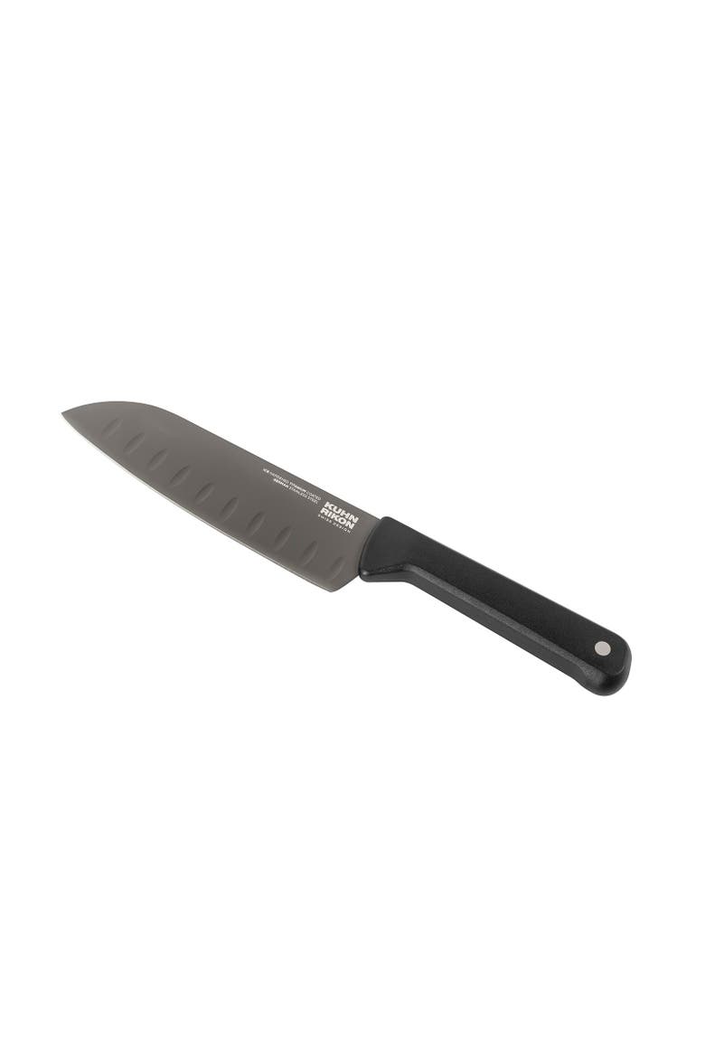 ICED Santoku Knife 6.3-Inch, Ice Hardened German Stainless Blade, Main, color, Black