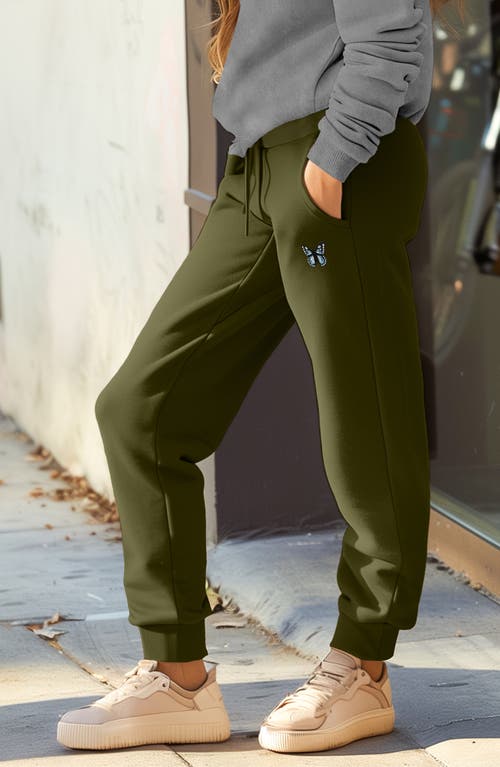 Dalix Womens Butterfly Midweight Fleece Jogger Pant