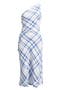 selected Oversized Blue White Plaid