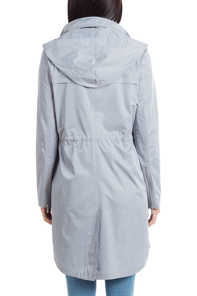 Badgley Mischka Water Repellent Anorak with Stowaway Hood, Alternate, color, MINERAL
