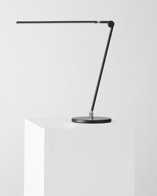 Brightech Libra 39" Dimmable Led Modern Desk Lamp With Usb Port And Adjustable Lamp Head In Black