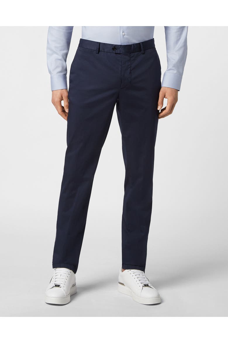Long Trousers Chinos Fit Men, Main, color, darkblue