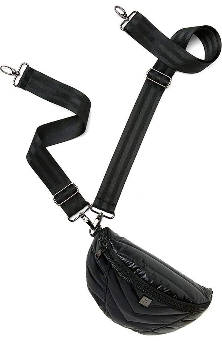 THINK ROYLN Little Runaway Shoulder Bag, Alternate, color, Pearl Black