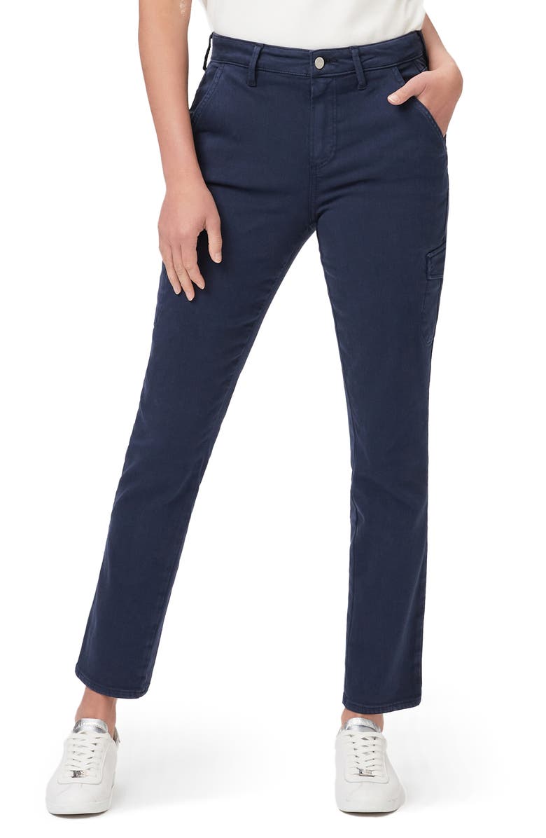 PAIGE Jolie High Waist Ankle Slim Utility Pants, Main, color,