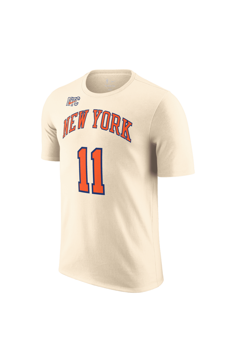 Nike Unisex Nike Jalen Brunson Cream New York Knicks 2025/26 City Edition Name & Number T-Shirt, Alternate, color, Cream