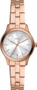 Fossil Brynn Rose Gold Tone Bracelet Watch, 30mm