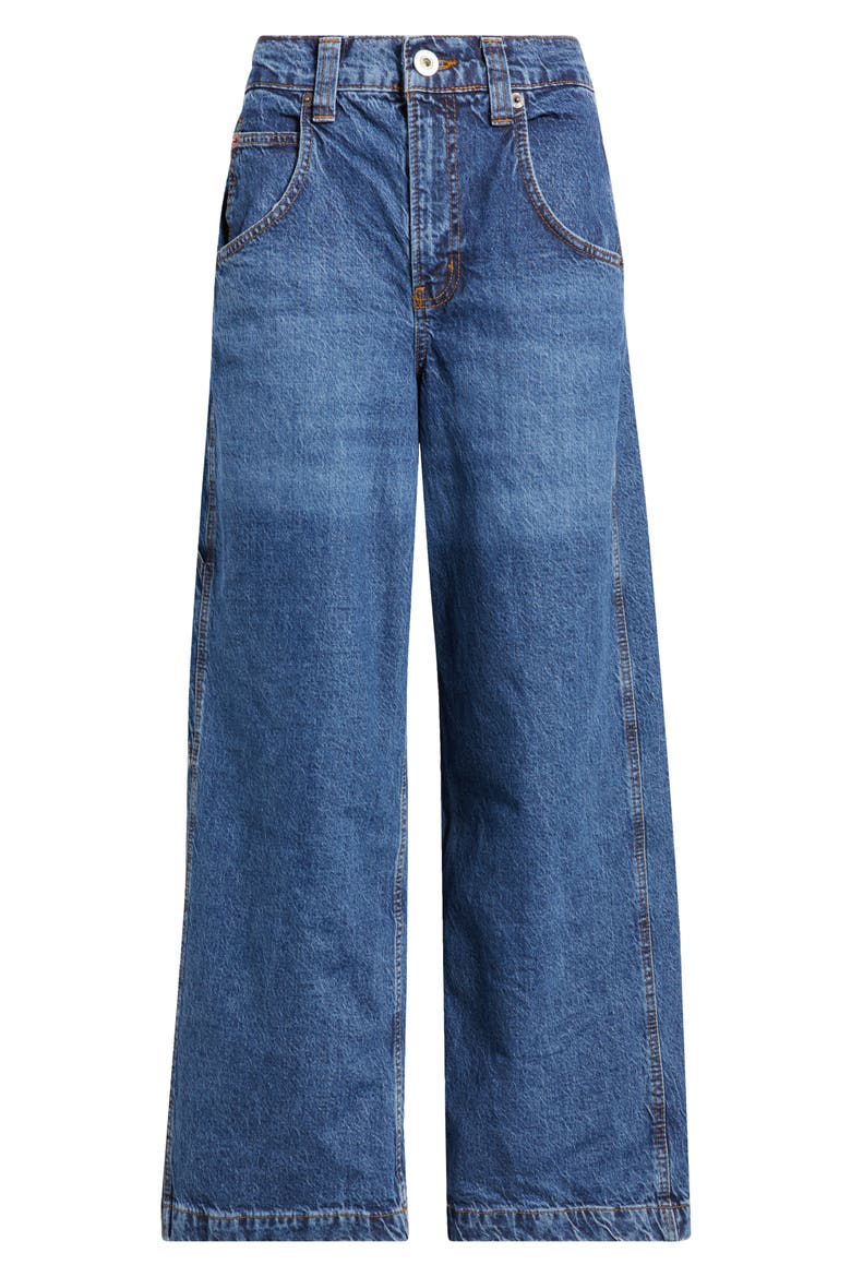 Niko Skate Wide Leg Jeans, Alternate, color, MID VINTAGE