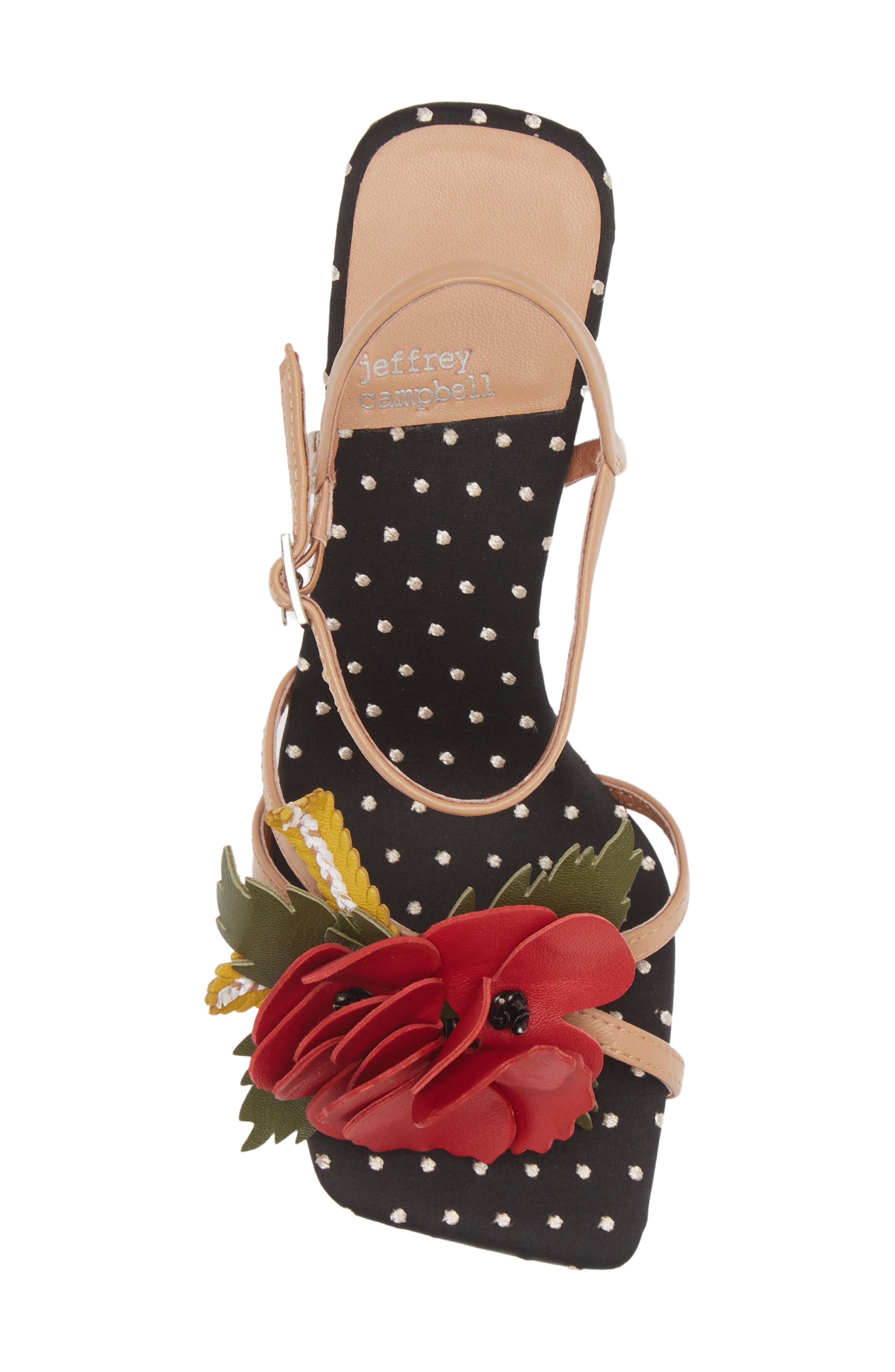 Jeffrey Campbell Amaryllis, Alternate, color, Black Dot Multi