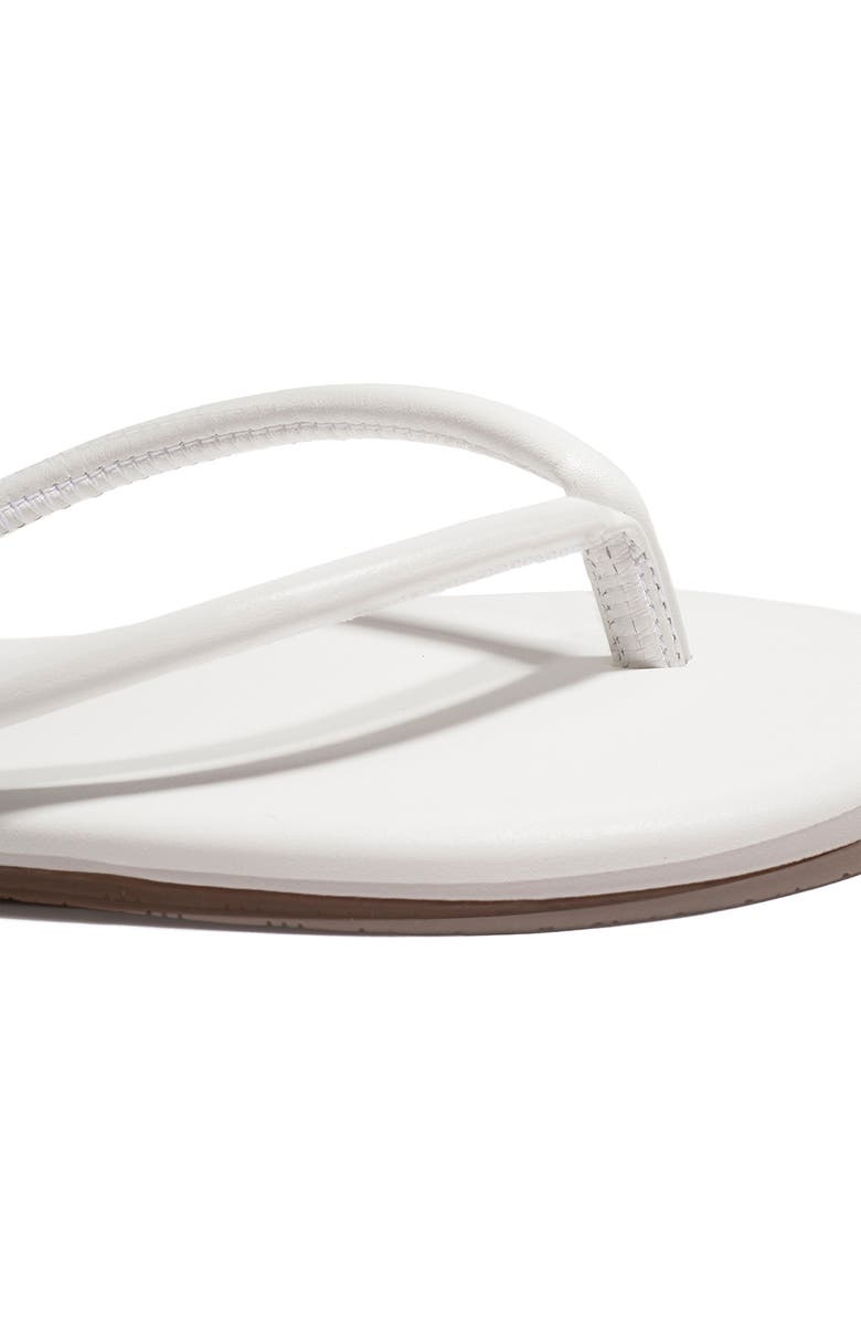 TKEES Lily Tubular Flip Flop, Alternate, color, White