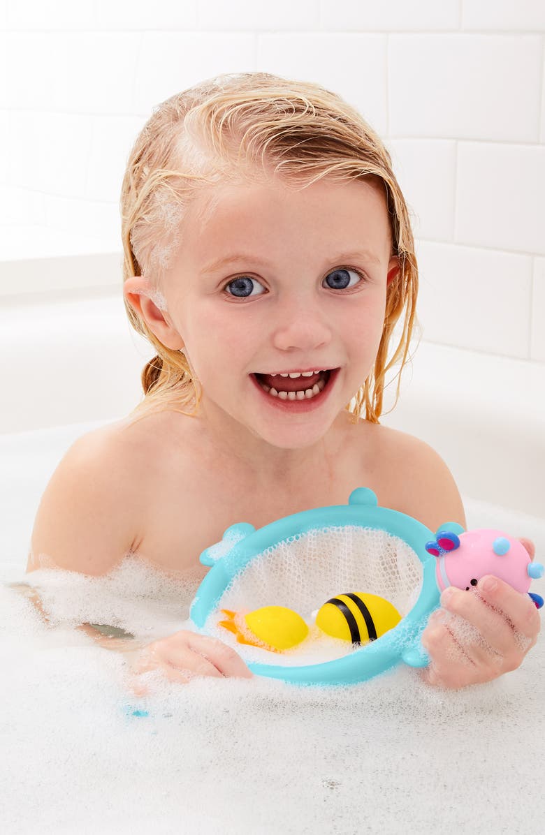 Skip Hop Zoo Scoop & Catch Squirties Bath Toys, Alternate, color,