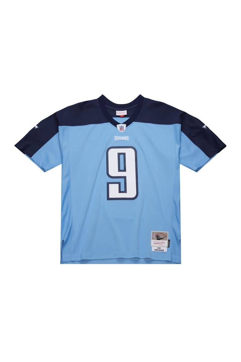 Men's Mitchell & Ness Steve McNair Light Blue Tennessee Titans 2003 Legacy Replica Jersey, Main, color, Light Blue