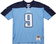 Mitchell & Ness Men's Mitchell & Ness Steve McNair Light Blue Tennessee Titans 2003 Legacy Replica Jersey