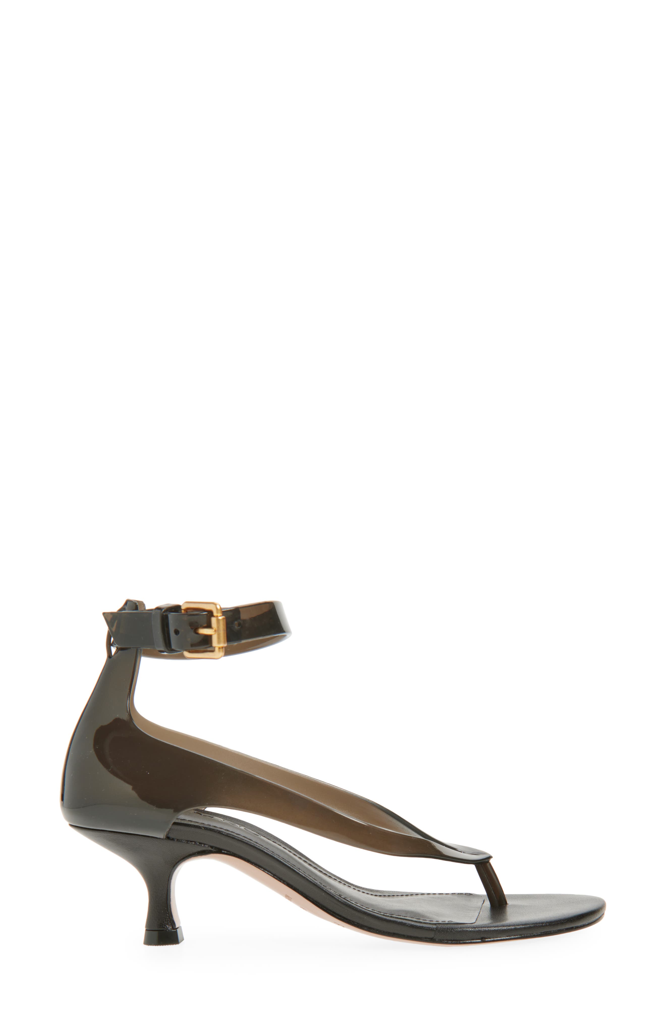 FARM Rio Jelly Ankle Strap Sandal, Alternate, color, Black